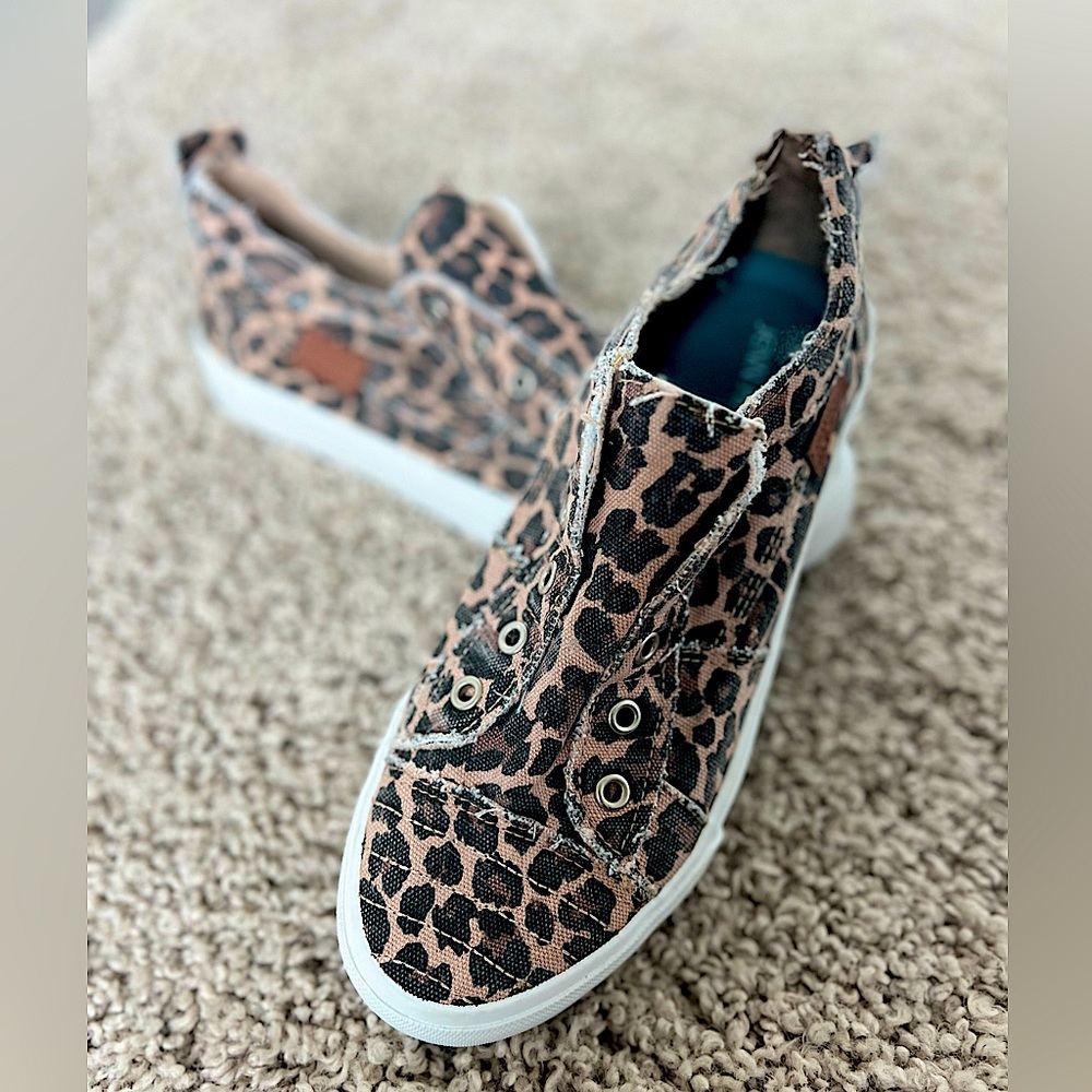 Jenn Ardor Leopard-Print Slip-On Sneakers - Tan Black